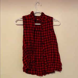 Soft flannel vest/shirt